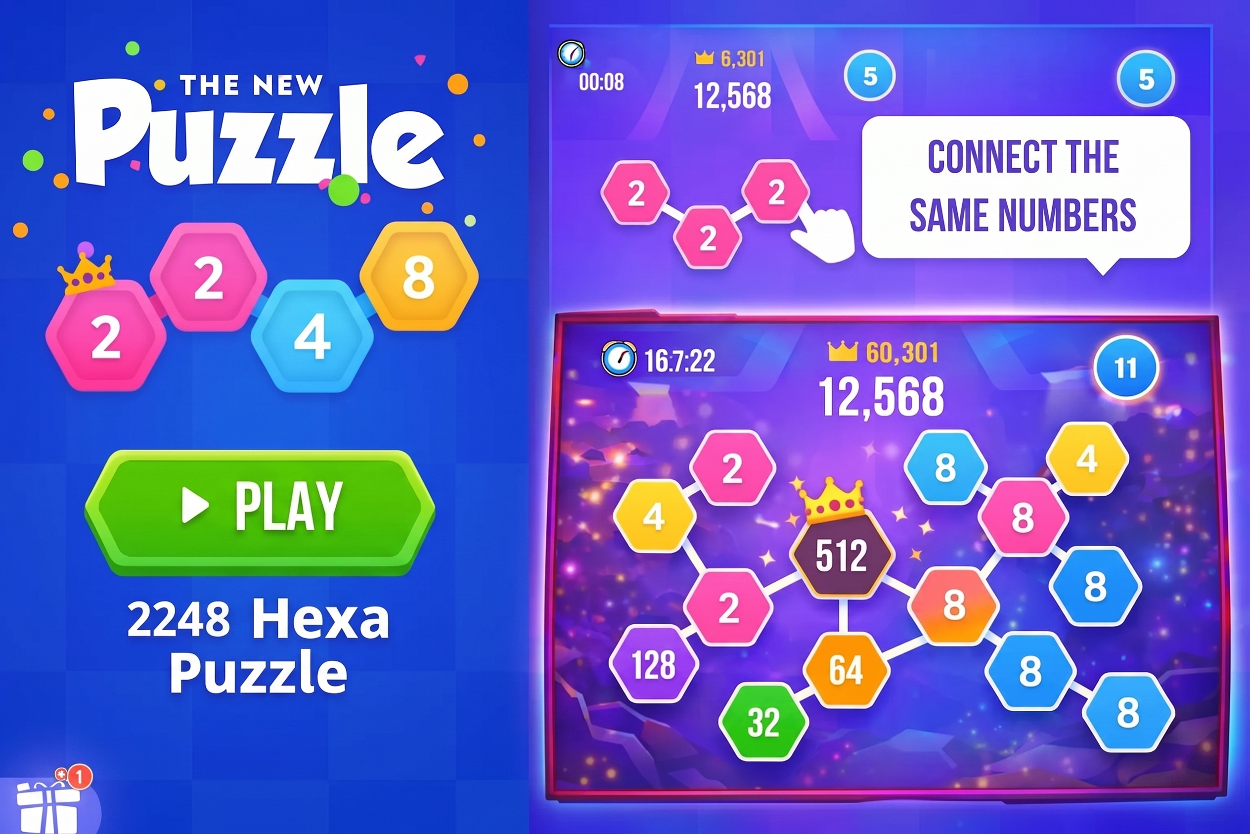 2248 Hexa Puzzle – Unity Game Template